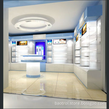 Newest design artificial stone store fixtures and displays